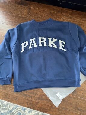 PARKE Navy Crewneck